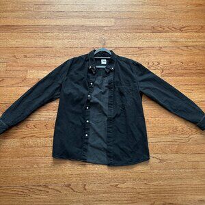 Zara heavy denim shirt - black size L